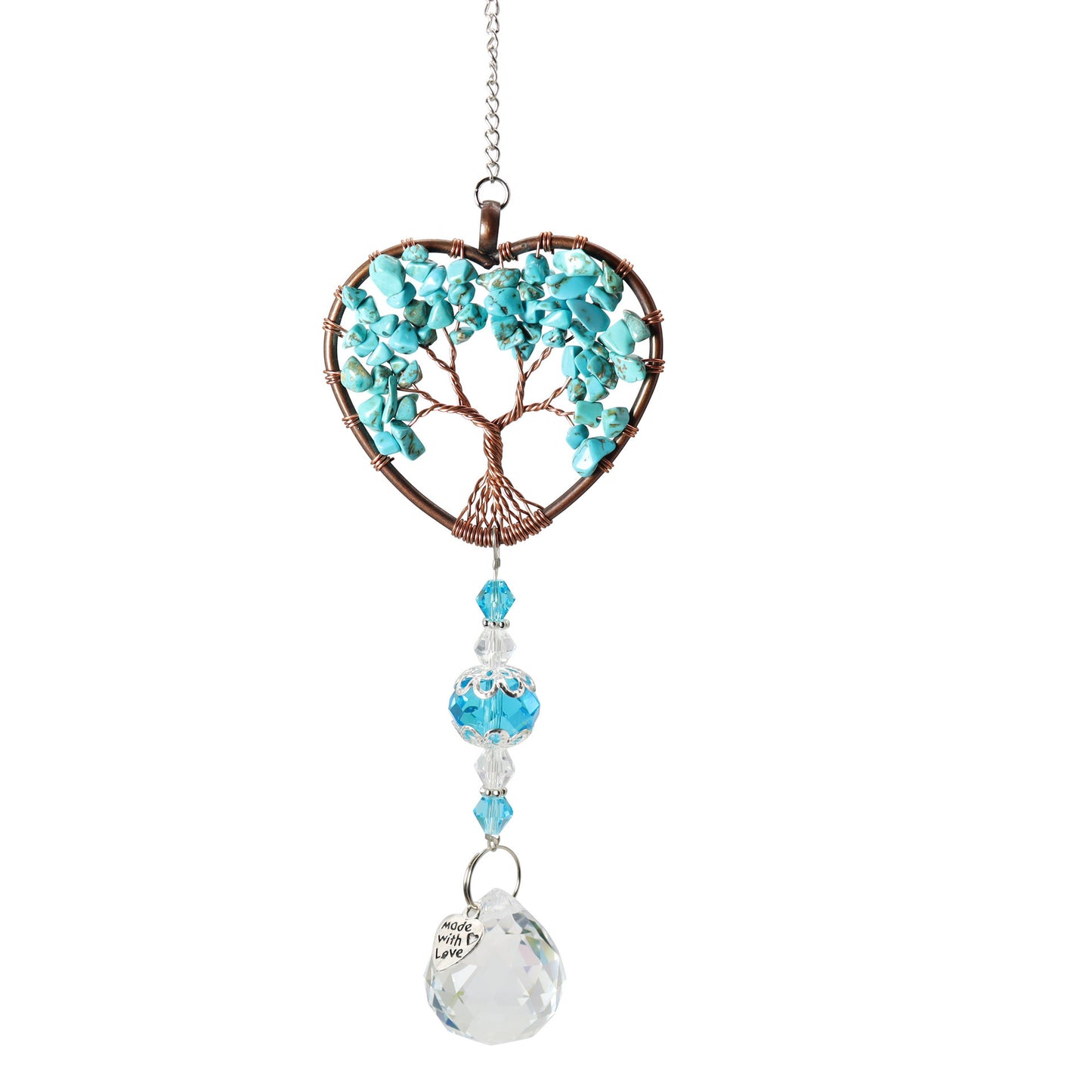 Love Sun Catcher Life Tree Pendant