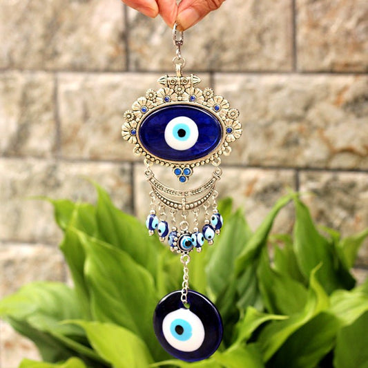 Blue Turkish Evil Eye Wall Ornaments Indoor Pendants - Mystara.shop