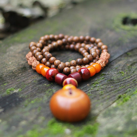 Handmade Buddhist Beads Buddhist Necklace - Mystara.shop