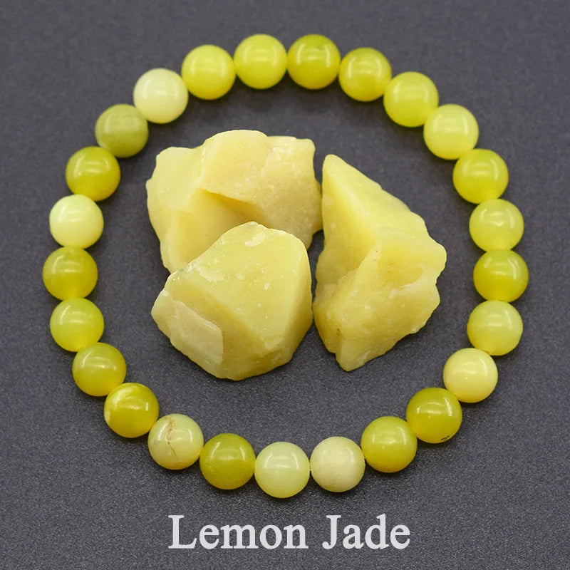 Dragon Blood Jasper Elastic Beaded Bracelet for Men & Women