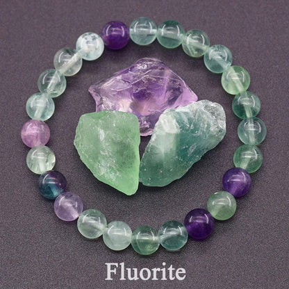 Dragon Blood Jasper Elastic Beaded Bracelet for Men & Women