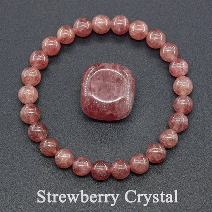 Dragon Blood Jasper Elastic Beaded Bracelet for Men & Women