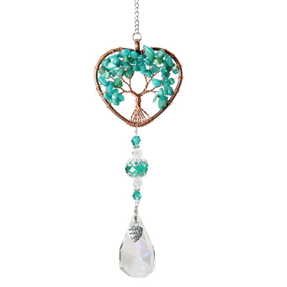 Love Sun Catcher Life Tree Pendant