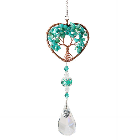 Love Sun Catcher Life Tree Pendant