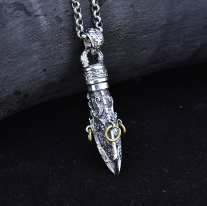 925 Sterling Silver Vajra Pendant - Mystara.shop