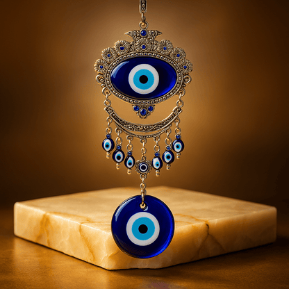 Blue Turkish Evil Eye Wall Ornaments Indoor Pendants - Mystara.shop