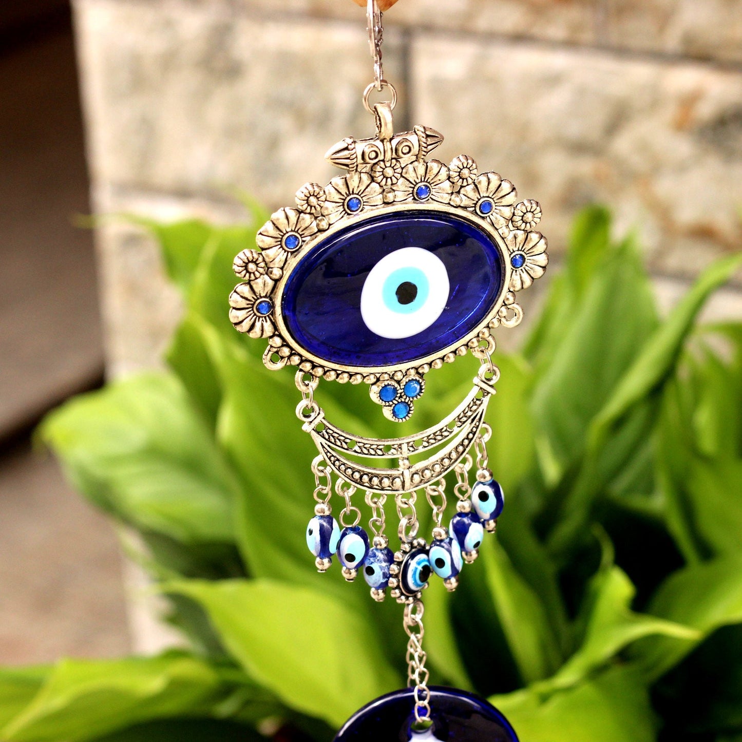 Blue Turkish Evil Eye Wall Ornaments Indoor Pendants - Mystara.shop