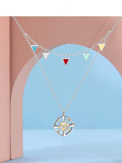 Colorful Tibetan song Necklace - Mystara.shop