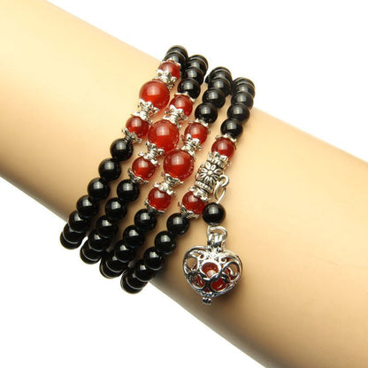 Dragon Horse Jewelry Crystal Bracelet 108 Buddha Bead Bracelet - Mystara.shop