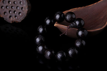 Ebony Buddha Bead Bracelet - Mystara.shop