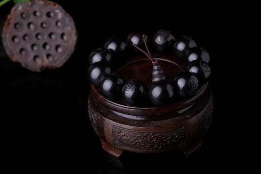 Ebony Buddha Bead Bracelet - Mystara.shop