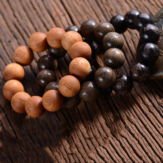 Ebony Buddha Bead Bracelet - Mystara.shop