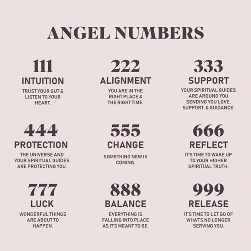 Gold Angel Number 111 222 333 444 777 888 Necklace - Mystara.shop