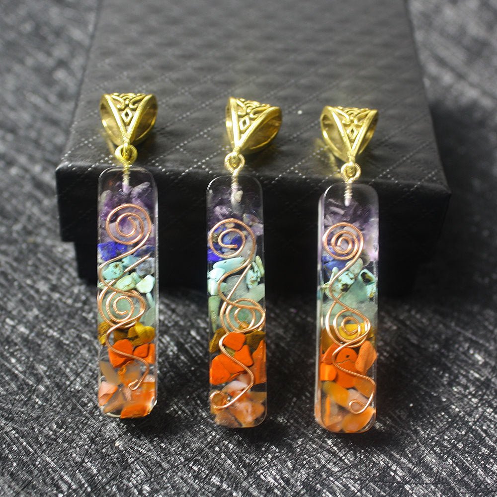 Gravel Seven Chakra Spirit Pendant - Mystara.shop