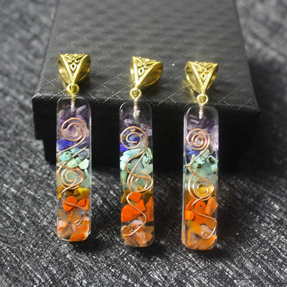 Gravel Seven Chakra Spirit Pendant - Mystara.shop