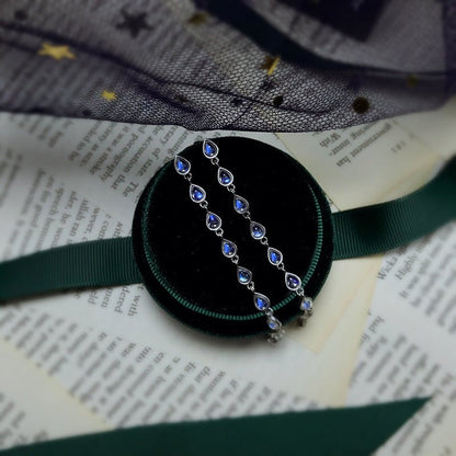 Hengshan Natural Moonstone Tassel Earrings - Mystara.shop