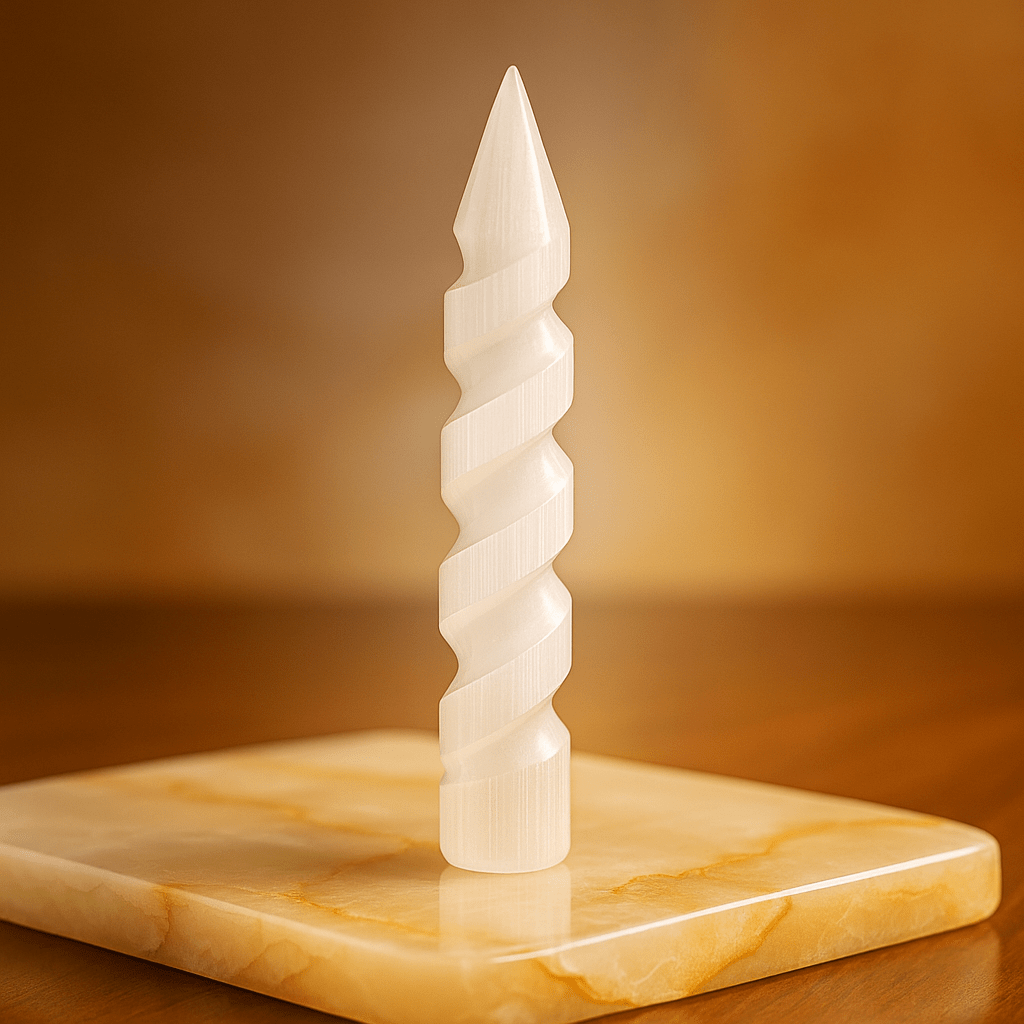 Meditation Healing Stone Healing Gypsum Crystal - Mystara.shop