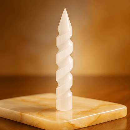 Meditation Healing Stone Healing Gypsum Crystal - Mystara.shop