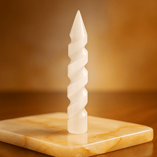 Meditation Healing Stone Healing Gypsum Crystal - Mystara.shop