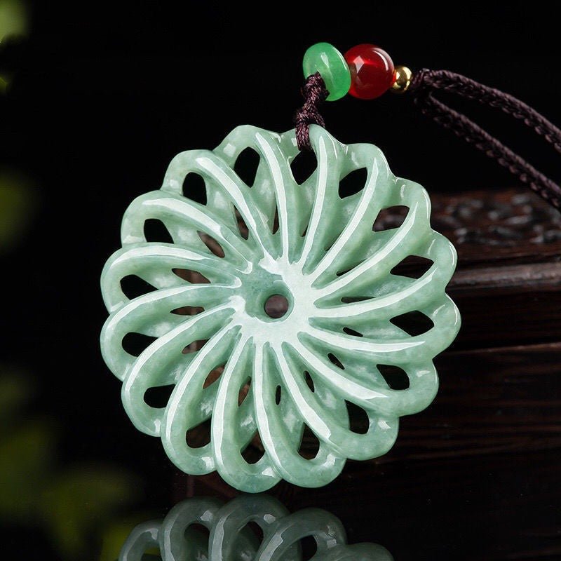 Men And Women Jade Pendant Ice Necklace - Mystara.shop