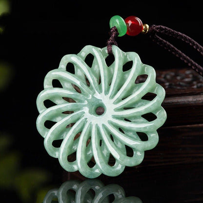 Men And Women Jade Pendant Ice Necklace - Mystara.shop