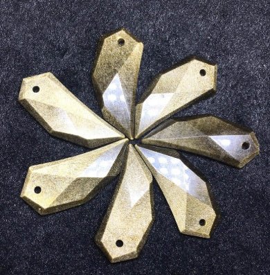 Natural Sands Obsidian Calendula Wolf Tooth Pendant - Mystara.shop