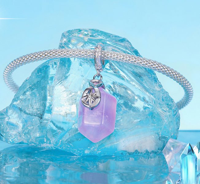 New Energy Amethyst Pendant Charm Elegant - Mystara.shop