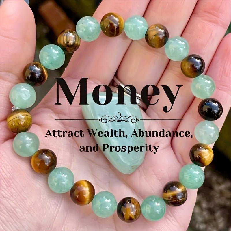 Universal Natural Stone Bracelet Citrine Dongling Stone Malachite Bracelet - Mystara.shop